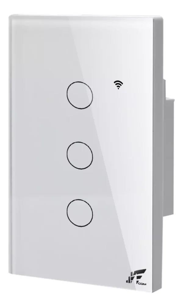 Interruptor Inteligente Wi-fi + Rf 3 Botões Touch Tuya Alexa - Imagem 2