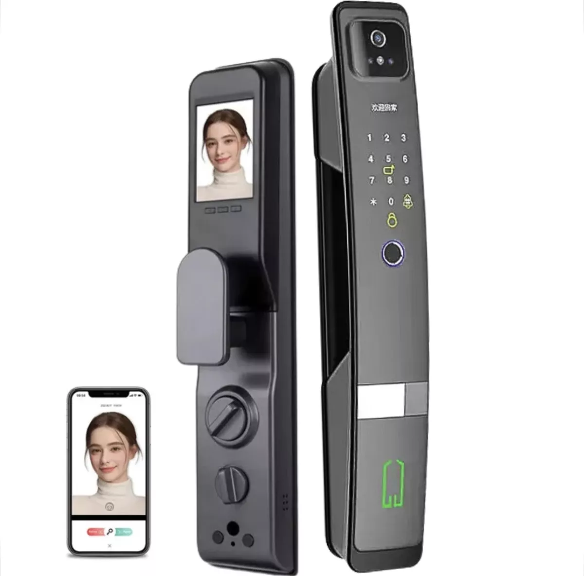 Fechadura Inteligente Com Reconhecimento Facial 3d Wi-fi Tag - Imagem 4