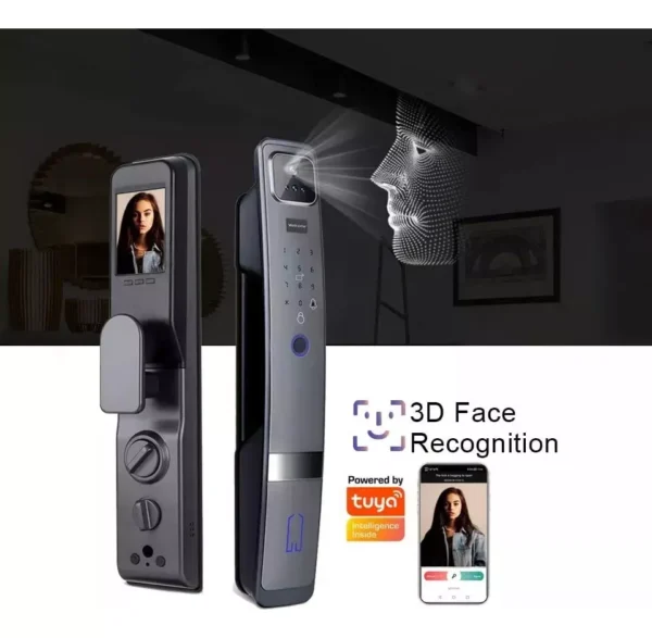 Fechadura Inteligente Tag Com Reconhecimento Facial 3d Wi-fi - Imagem 3