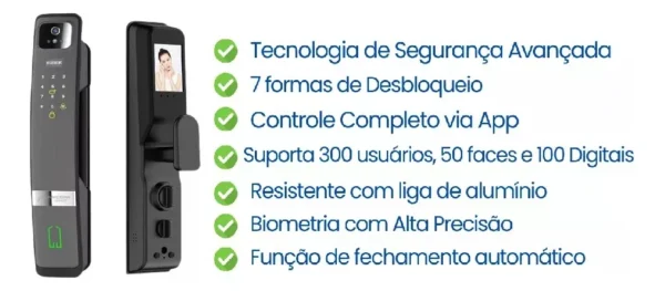 Fechadura Inteligente Tag Com Reconhecimento Facial 3d Wi-fi - Imagem 8