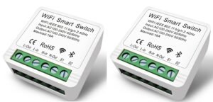Smart Switch Mini Interruptor Inteligente Wi-fi Kit 2 Peças
