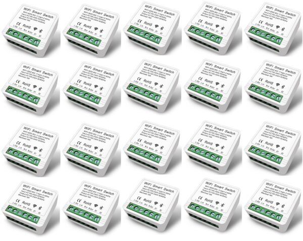 Smart Switch Mini Interruptor Inteligente Wi-fi Kit 20 Peças
