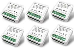 Smart Switch Mini Interruptor Inteligente Wifi 16a Kit 6 Pçs