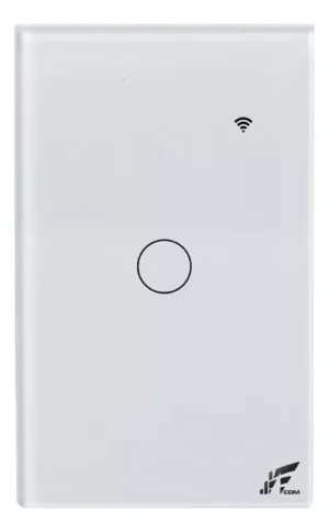 Interruptor Inteligente Wi-fi + Rf 1 Botão Touch Tuya Alexa