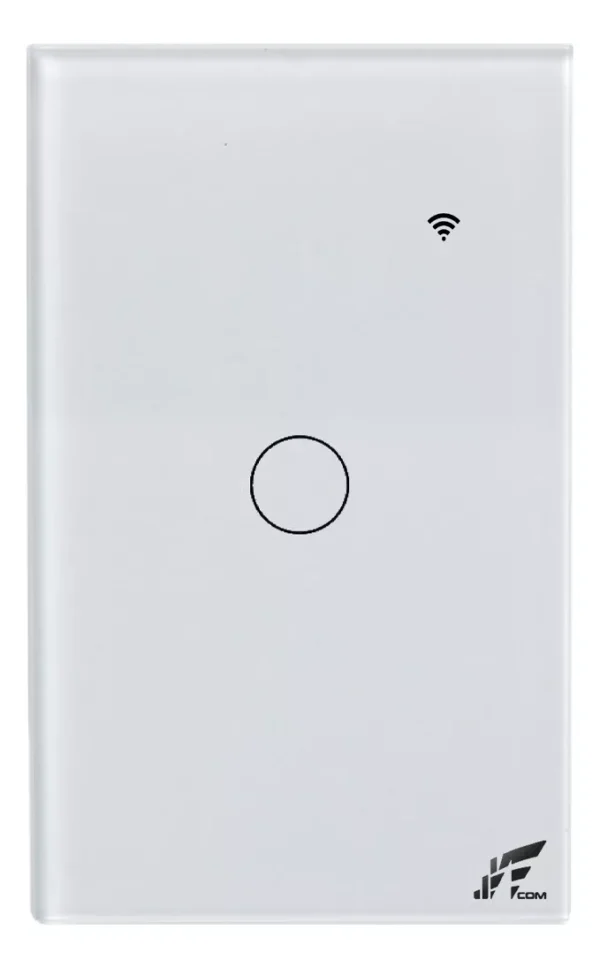 Interruptor Inteligente Wi-fi + Rf 1 Botão Touch Tuya Alexa