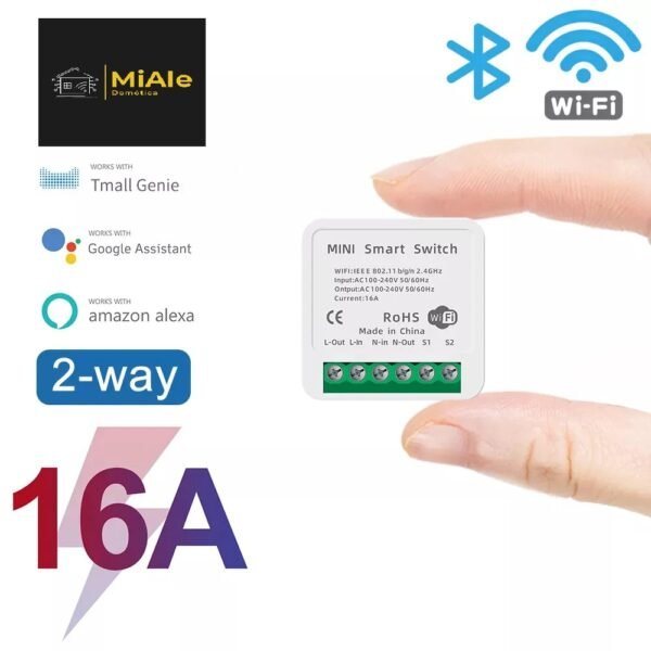 Smart Switch Mini Interruptor Inteligente Wi-fi Kit 2 Peças - Image 2