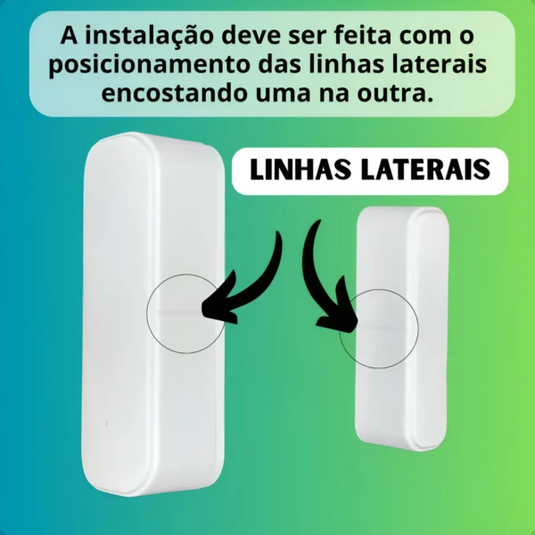 Sensor De Porta E Janela Tuya Wi-fi P/ Alexa E Google - Imagem 4