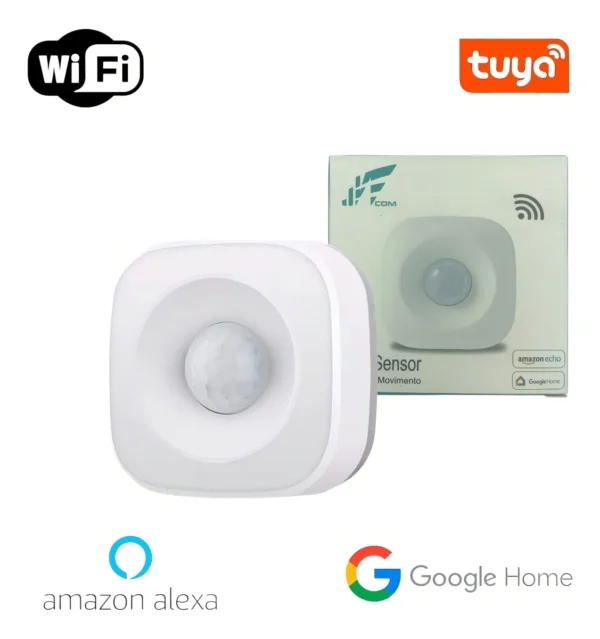 Sensor De Movimento Presença Wifi Ir Pir Smart Tuya Alexa - Imagem 5