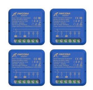 Mini módulo Interruptor Inteligente Wifi Dimmer Ajusta Luz 4 Peças