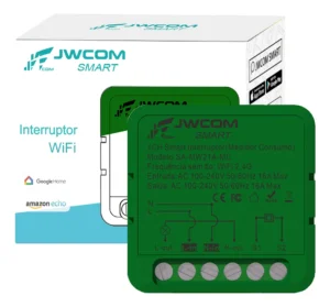 Módulo Mini Inteligente Wifi Com Medidor De Consumo Energia